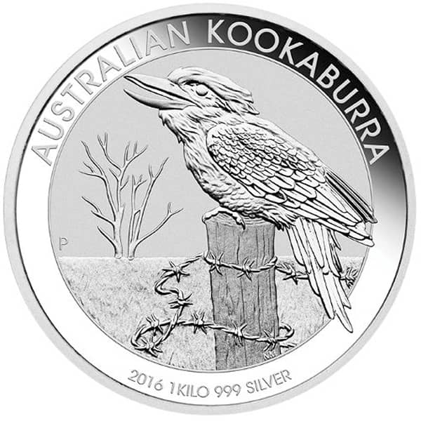 Australian 1 Kilo Silver Coins (Random Design)