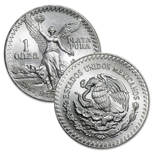 1983 Mexican Libertad - 1 Troy Oz, .999 Pure Silver