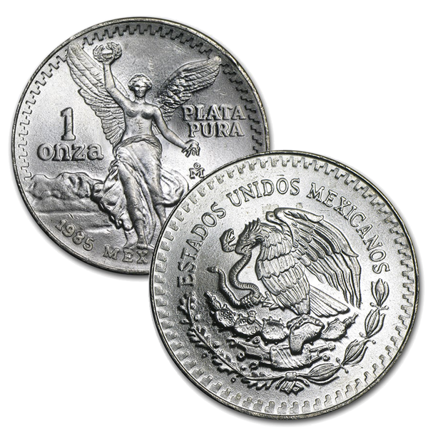 1985 Mexican Libertad - 1 Troy Oz, .999 Pure Silver