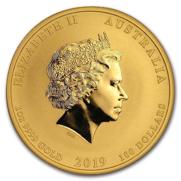 Perth Mint Lunar Series - 2019 Year of the Pig, 1 Oz .9999 Gold thumbnail