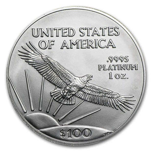 1 Oz American Platinum Eagle Coins thumbnail