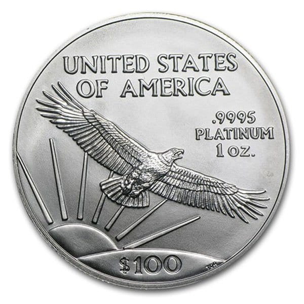 1 Oz American Platinum Eagle Coins