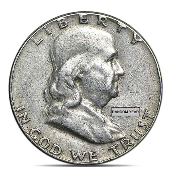 Pre-1965 FRANKLIN HALF DOLLARS - 90% Silver (.715 Oz of Silver for Every $1 Face Value)