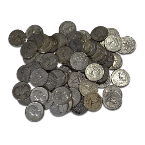 Pre-1965 90% Silver QUARTERS ONLY - 0.715 Oz of Silver for Every $1 Face Value