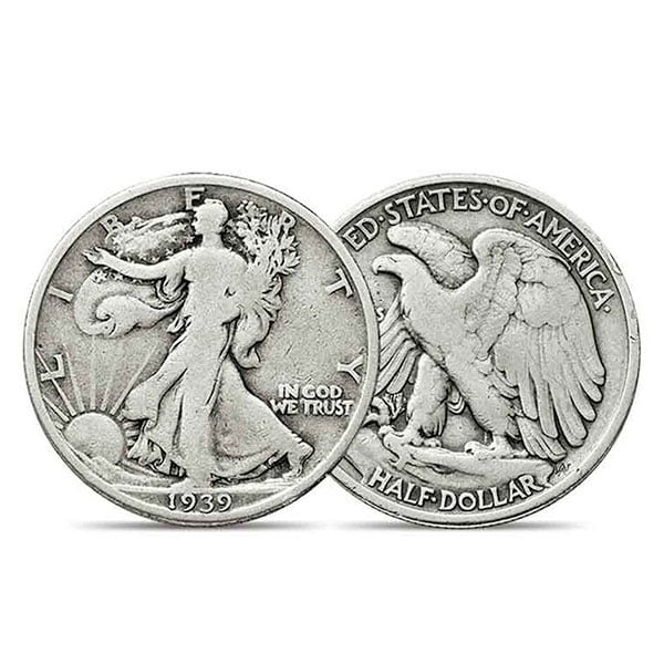 Pre-1965 WALKING LIBERTY HALF DOLLARS - 90% Silver (.715 Oz of Silver for Every $1 Face Value)