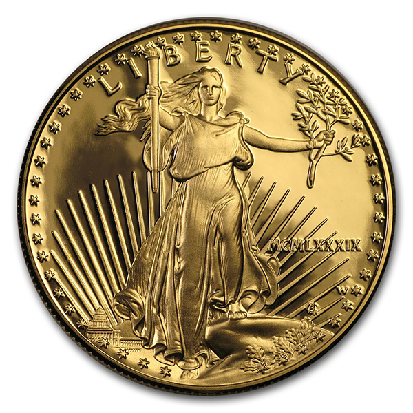 1989 Proof Gold American Eagle - 1 Troy Oz