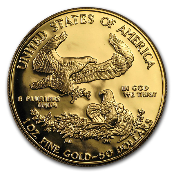 1989 Proof Gold American Eagle - 1 Troy Oz