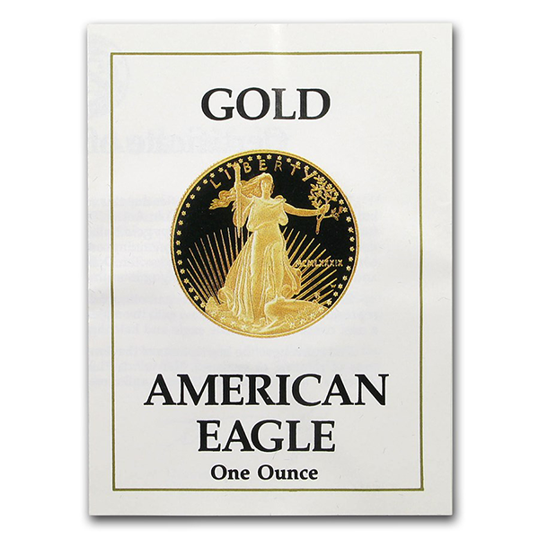 1989 Proof Gold American Eagle - 1 Troy Oz