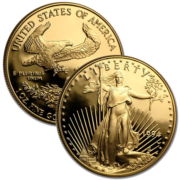 1994 Proof Gold American Eagle - 1 Troy Oz