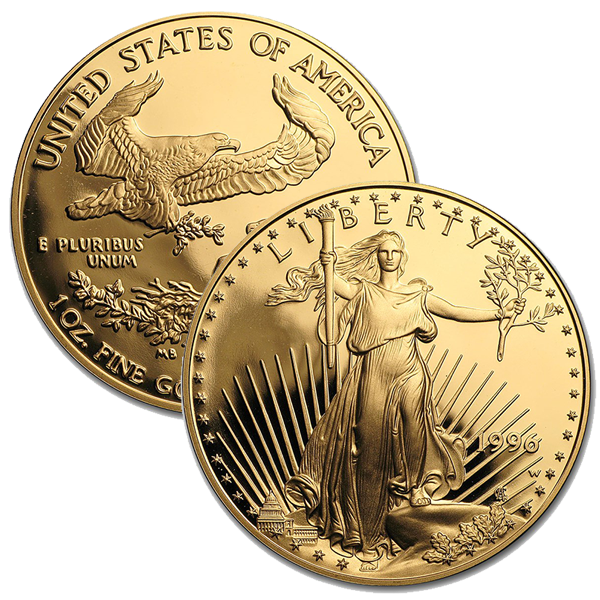1996 Proof Gold American Eagle - 1 Troy Oz