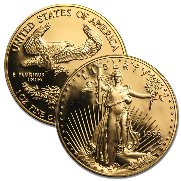 1999 Proof Gold American Eagle - 1 Troy Oz