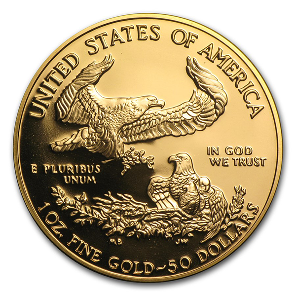 1999 Proof Gold American Eagle - 1 Troy Oz