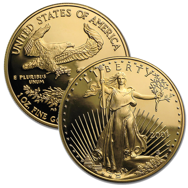 2001 Proof Gold American Eagle - 1 Troy Oz