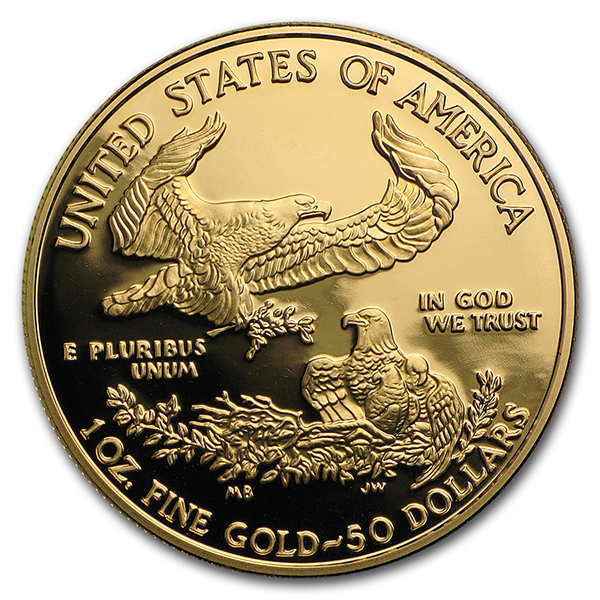 2001 Proof Gold American Eagle - 1 Troy Oz