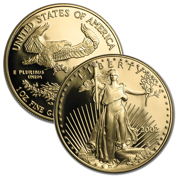 2002 Proof Gold American Eagle - 1 Troy Oz