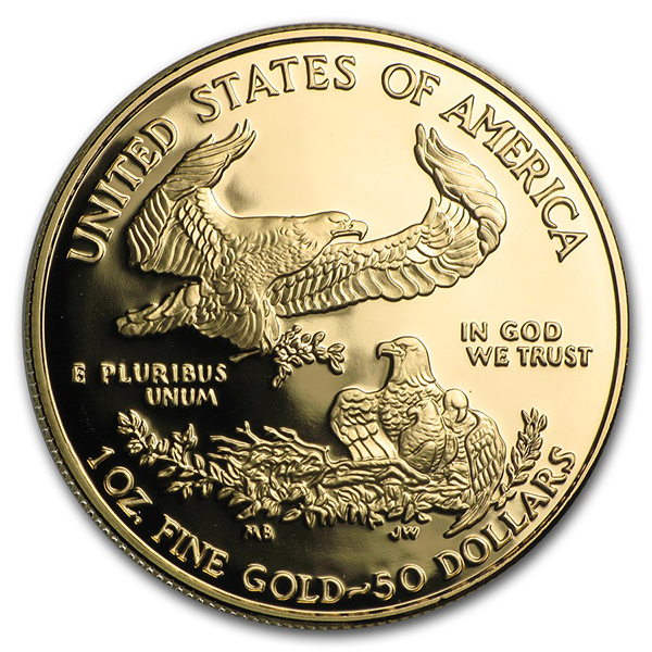 2002 Proof Gold American Eagle - 1 Troy Oz