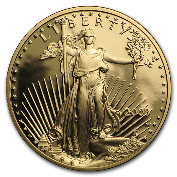 2003 Proof Gold American Eagle - 1 Troy Oz