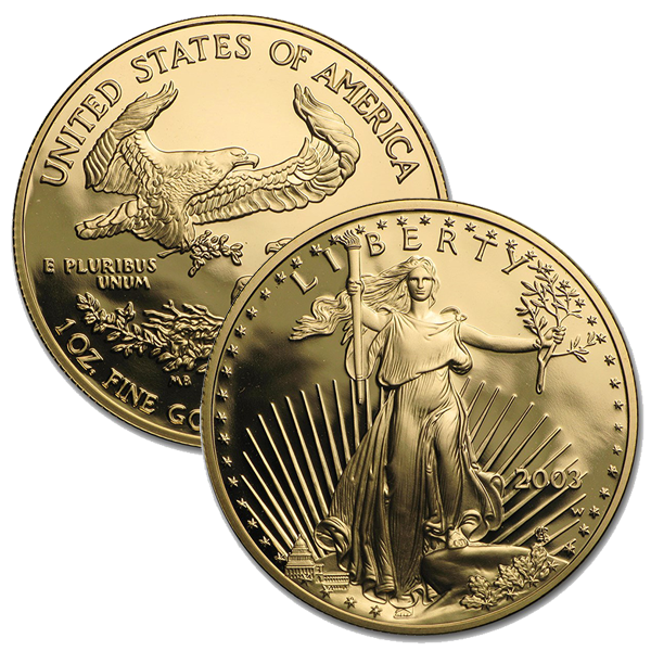2003 Proof Gold American Eagle - 1 Troy Oz