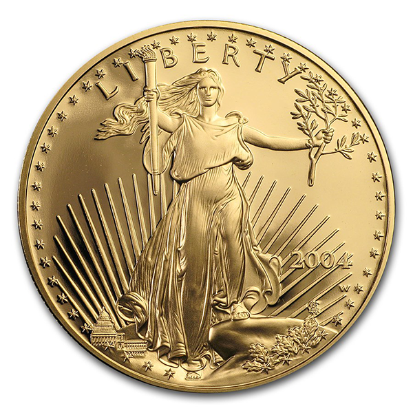 2004 Proof Gold American Eagle - 1 Troy Oz