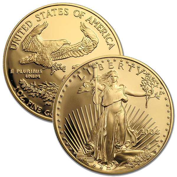 2004 Proof Gold American Eagle - 1 Troy Oz
