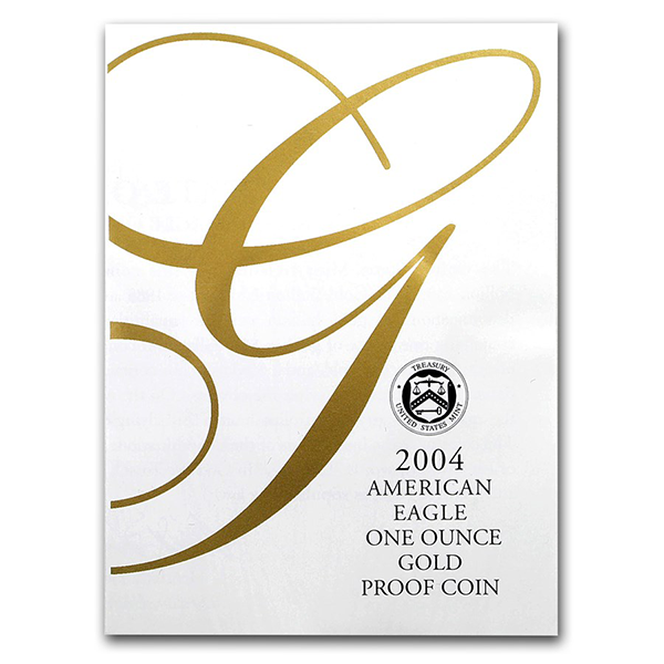 2004 Proof Gold American Eagle - 1 Troy Oz