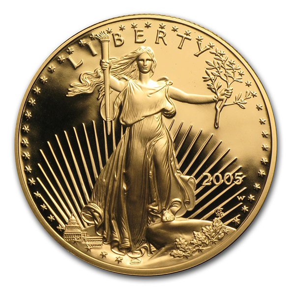 2005 Proof Gold American Eagle - 1 Troy Oz