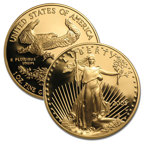 2005 Proof Gold American Eagle - 1 Troy Oz