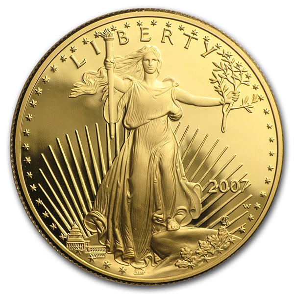 2007 Proof Gold American Eagle - 1 Troy Oz