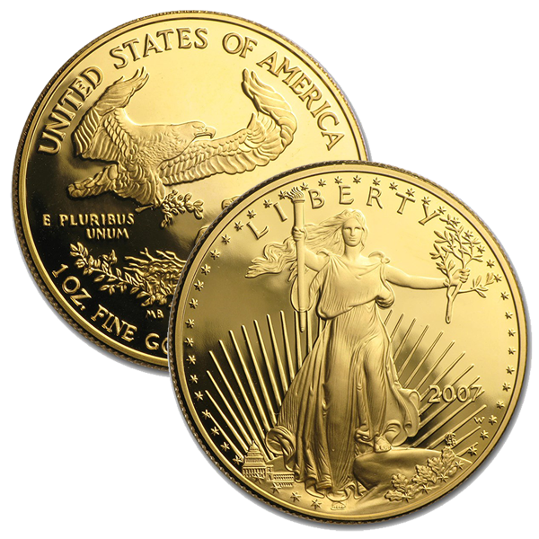 2007 Proof Gold American Eagle - 1 Troy Oz