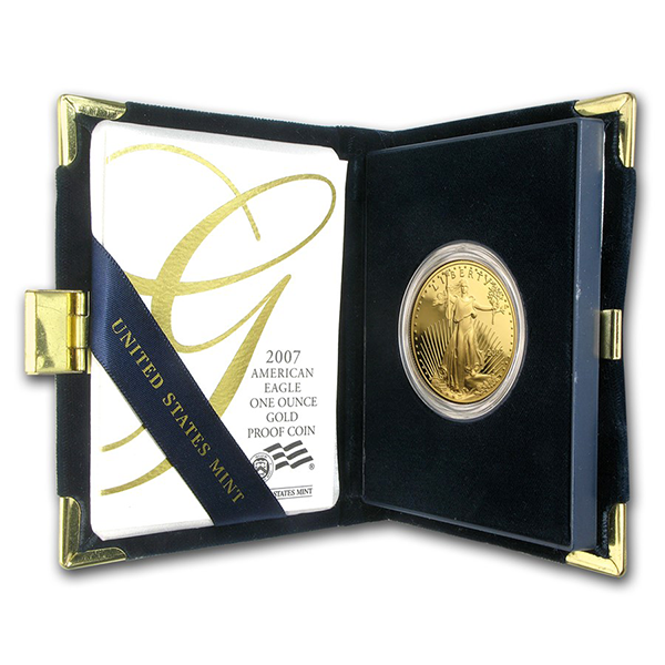 2007 Proof Gold American Eagle - 1 Troy Oz