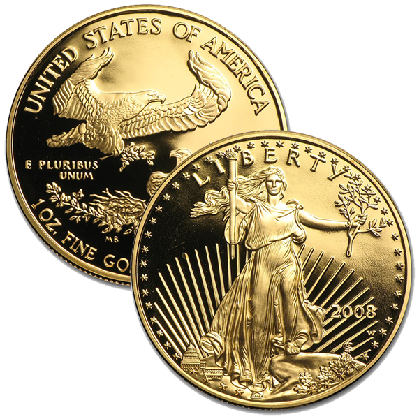 2008 Proof Gold American Eagle - 1 Troy Oz