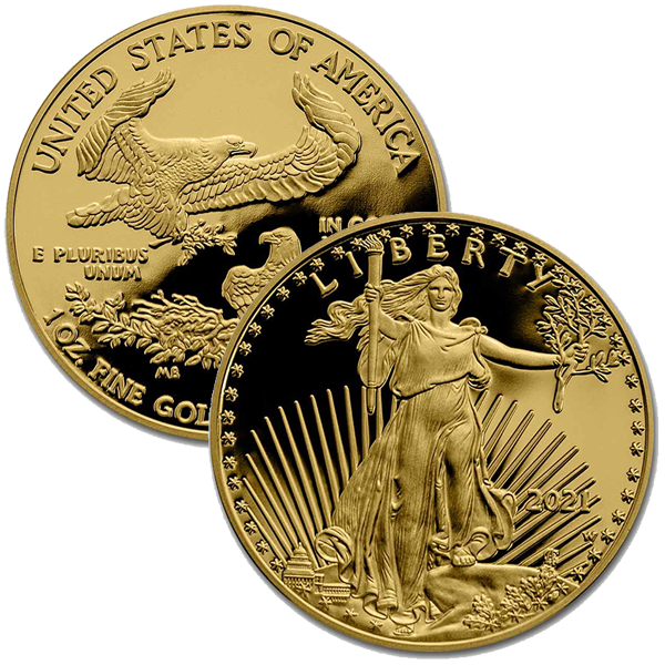 2021 Type 1 Proof Gold American Eagle - 1 Troy Oz