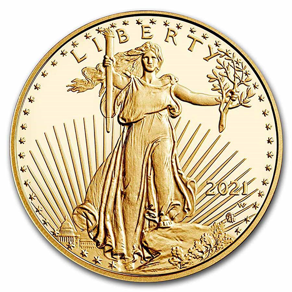 2021 Type 2 Proof Gold American Eagle - 1 Troy Oz