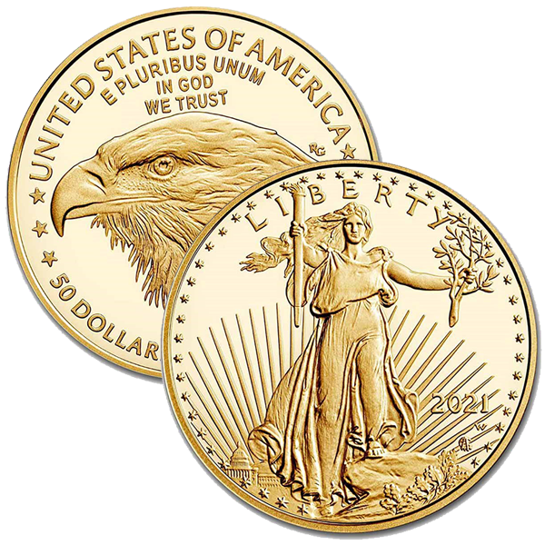 2021 Type 2 Proof Gold American Eagle - 1 Troy Oz