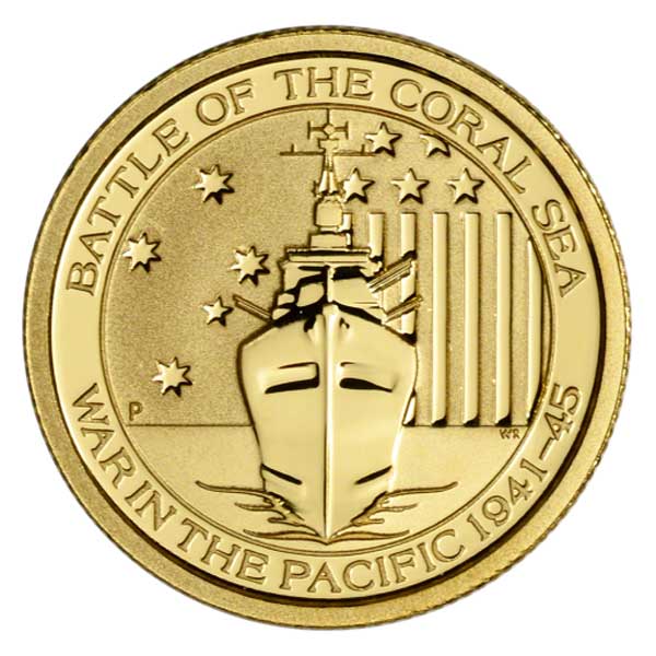 1/4 Ounce Perth Mint Gold Australian Coin, .9999 Pure