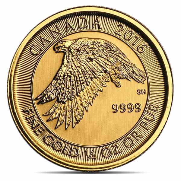 1/4 Oz. Gold Canadian Wildlife Coin (Design Our Choice) - .9999 Pure