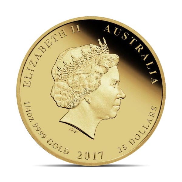 1/4 Oz Gold Australian Victory in the Pacific Coin, .9999 Pure (Dates Our Choice)
