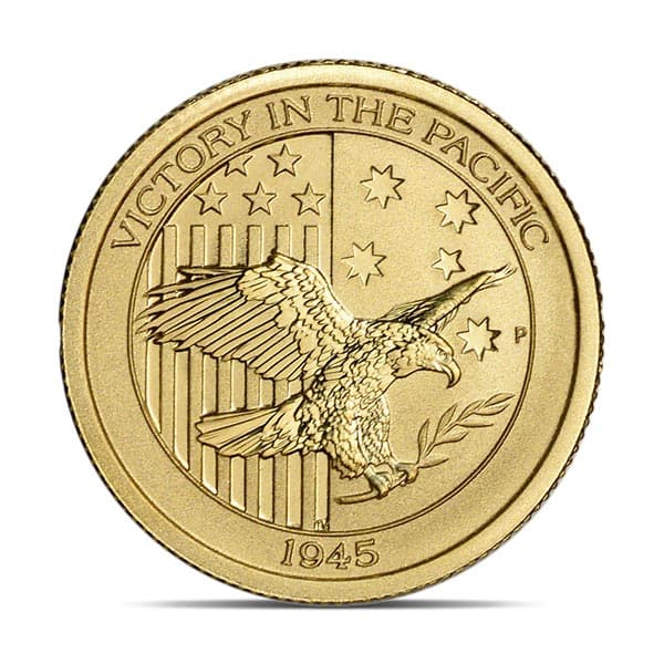 1/4 Oz Gold Australian Victory in the Pacific Coin, .9999 Pure (Dates Our Choice)