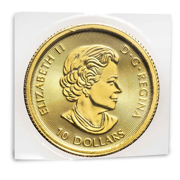 1/4 Ounce RCM Twin Maple Leaf Gold Coin - .9999 Pure (Date Our Choice)