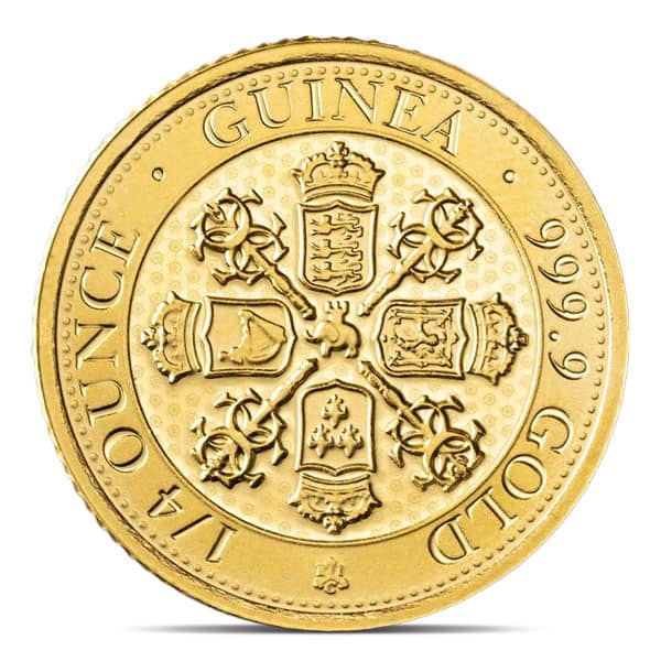 2021 1/4 Oz St Helena Sceptre Guinea Gold Coin - .9999 Pure