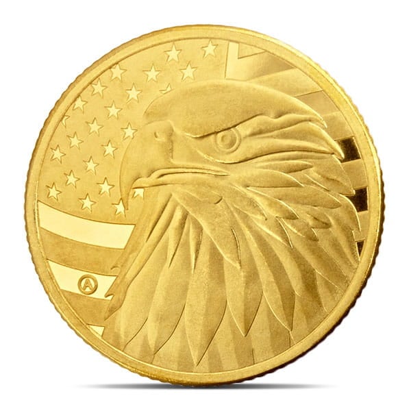 1/4 OUNCE Freedom Eagle Gold Round - .9999 Pure