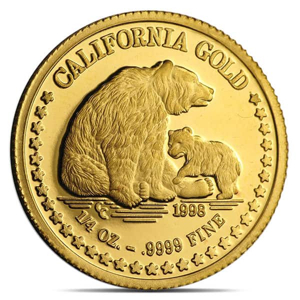1/4 Oz Random Design Gold Round - .9999 Pure