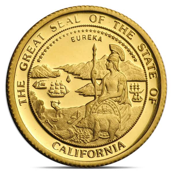 1/4 Oz Random Design Gold Round - .9999 Pure