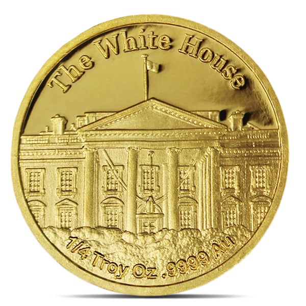 1/4 Oz Random Design Gold Round - .9999 Pure