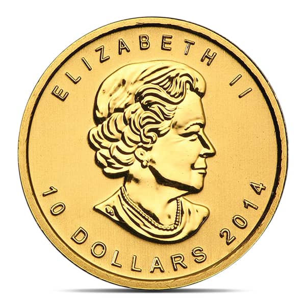 2014 RCM Arctic Fox - 1/4 Oz., .9999 Pure Gold