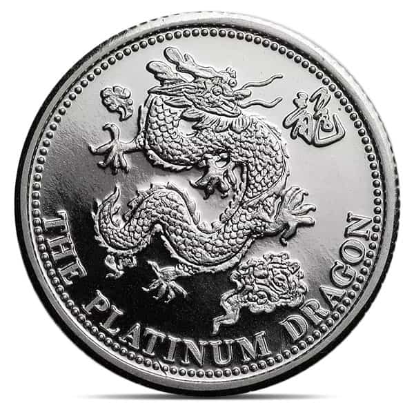 Platinum 1/4 Troy Ounce Round - Random Design (Secondary Market)