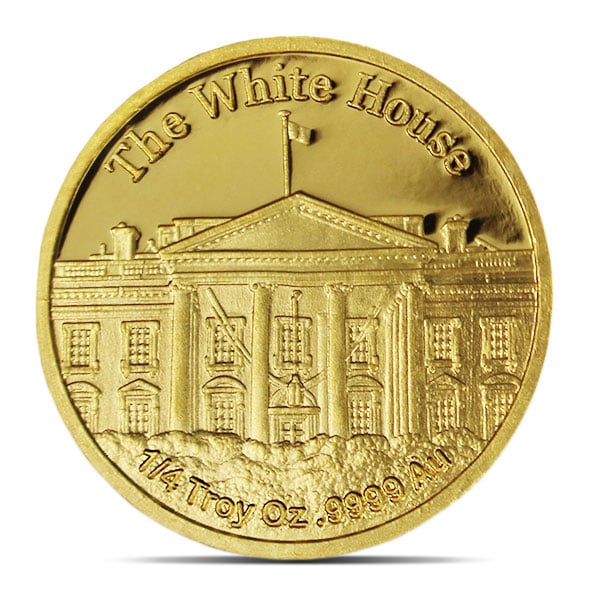 1/4 oz Donald Trump Gold Round, .9999 Pure