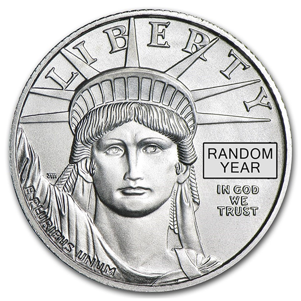 1/4 Oz Platinum American Eagle, Any Date/Type, .9995 Pure