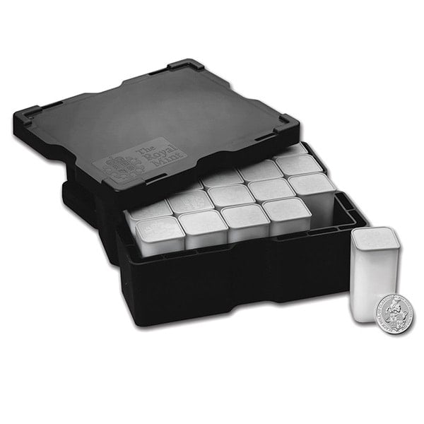 British Royal Mint Queen's Beast; Black Bull - 2 Oz Silver Coin .9999 Pure thumbnail