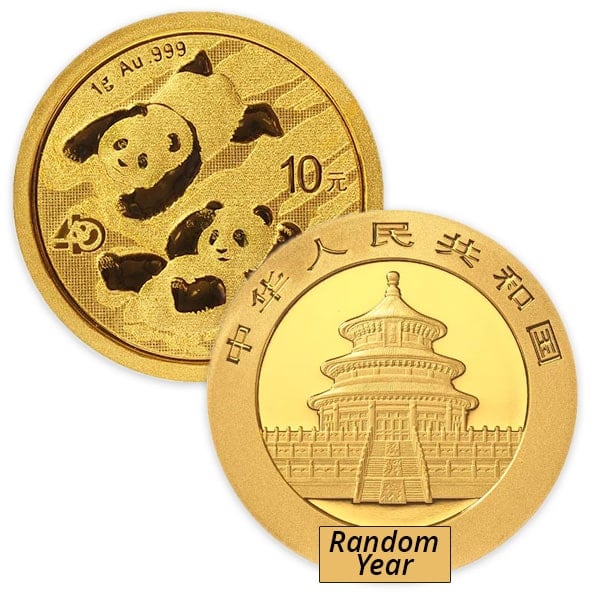 Chinese Panda Gold - 1 Gram, .999 Purity